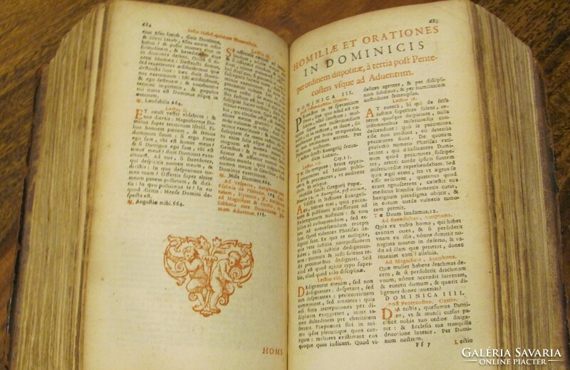 Breviarium Romanum - 1685 - sok metszettel, szép állapot - ritka darab !