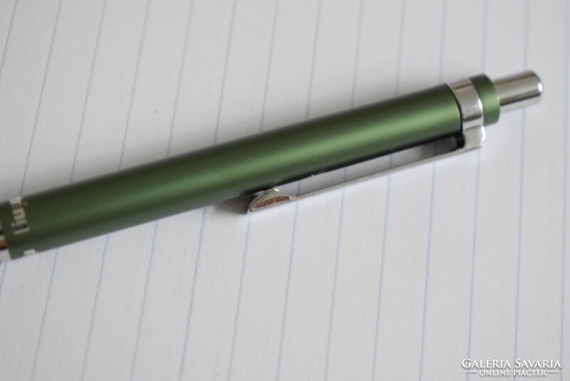 Rotring , rOtring 400 golyóstoll , eloxált zöld alumínium , fém tollbetét 90-es évek