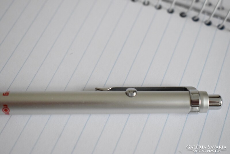 Rotring , rOtring Tikky metallic double push , töltőceruza 0,5 , 80-as évek , eredeti dobozával I.