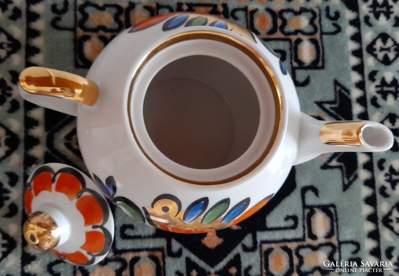 Dmitrov / Verbilki orosz / szovjet porcelán kis teáskanna