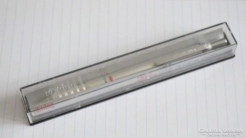 Rotring , rOtring Tikky metallic double push , töltőceruza 0,5 , 80-as évek , eredeti dobozával I.