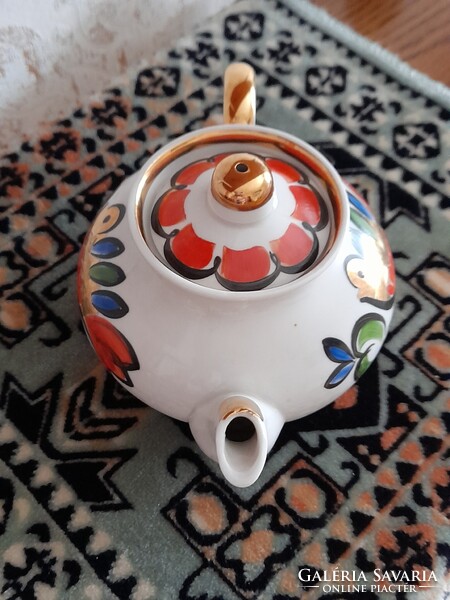 Dmitrov / Verbilki orosz / szovjet porcelán kis teáskanna