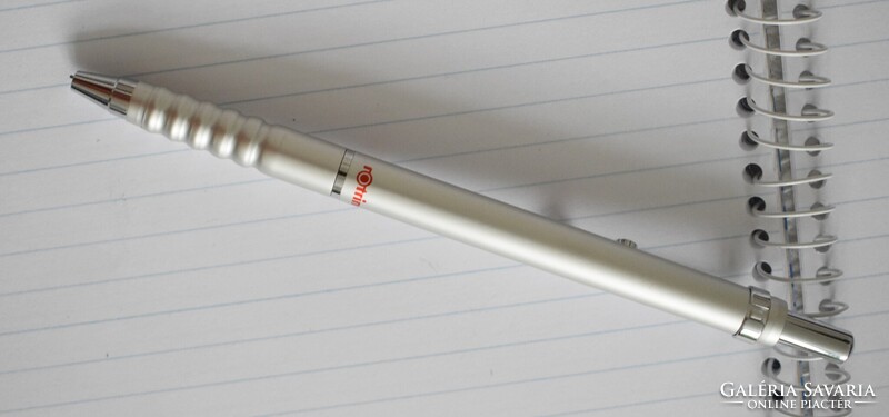 Rotring , rOtring Tikky metallic double push , töltőceruza 0,5 , 80-as évek , eredeti dobozával II.