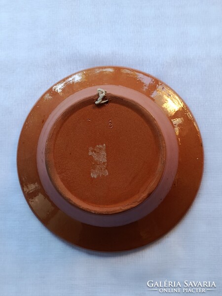 Sárospataki Glazed Folk Ceramic WALL PLATE