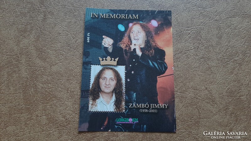 Emlékív In Memoriam Zámbó Jimmy **