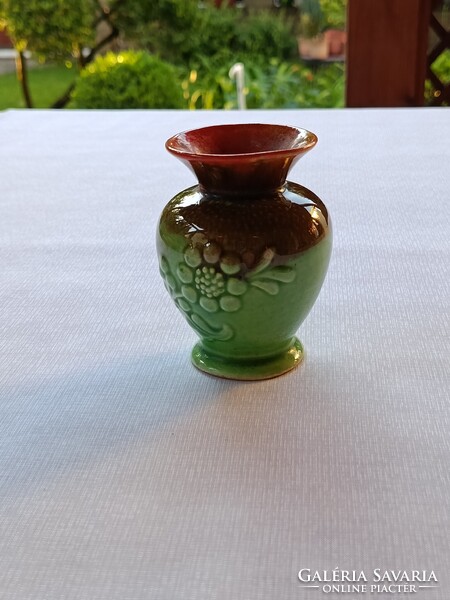 Drasche Fayence vintage kis méretű KERÁMIA VÁZA