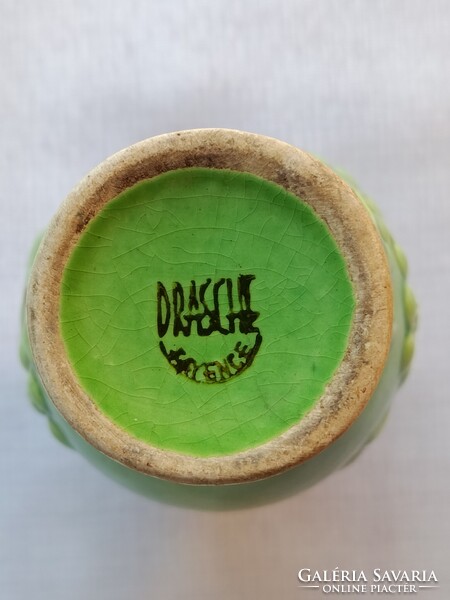 Drasche Fayence vintage kis méretű KERÁMIA VÁZA