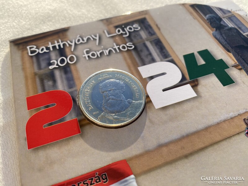 2024 Batthyány Lajos 200 forintos bliszter - csupán 375 példány! RITKA, sorszám: 169