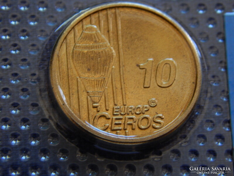 Svájc Euro Forgalmi sor 2003 Próba tervezet (8 darab érme: 1 C - 2 €) Lásd leírás!