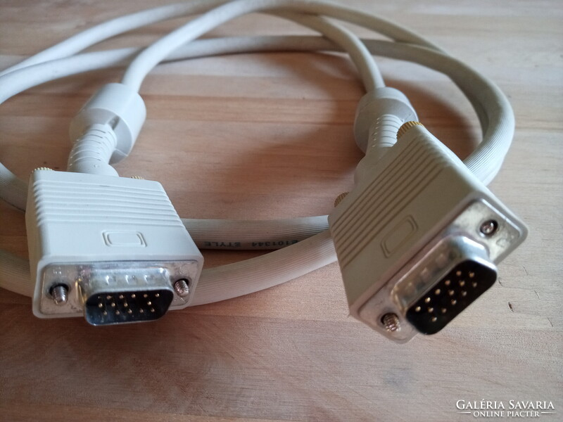 Retró 2x árnyékolt VGA monitor kábel 14 tű