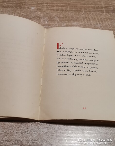 Goethe: A napló (1924) – Genius bibliofil kiadás, Kerényi Károly 1924-es saját kezű aláírásával!