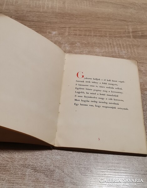 Goethe: A napló (1924) – Genius bibliofil kiadás, Kerényi Károly 1924-es saját kezű aláírásával!
