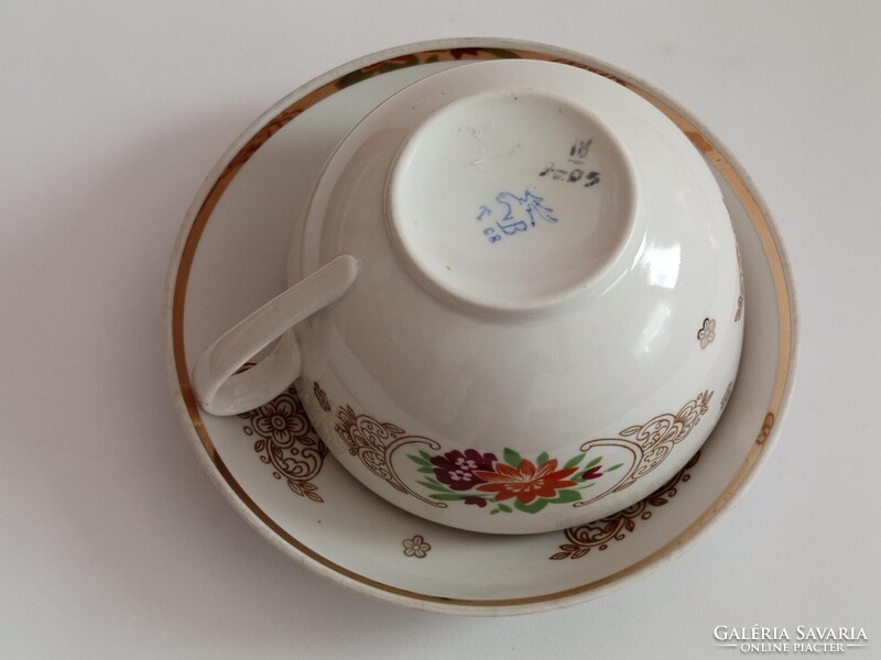 Orosz Verbilki porcelán csésze és csészealj