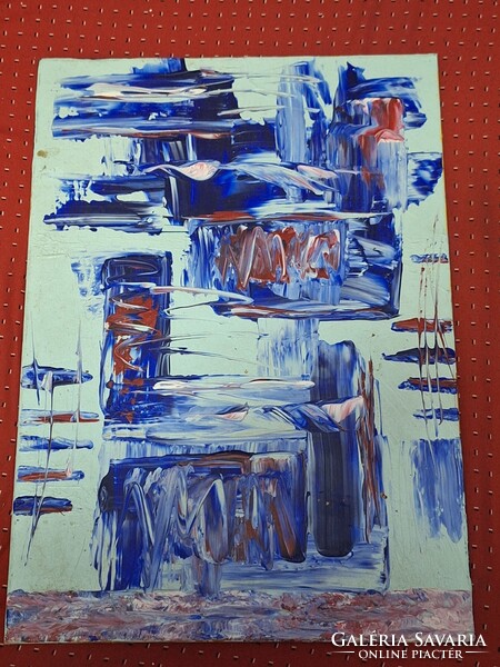 1980/90 k.VÉLHETŐLEG OSZTRÁK .THOMAS REINHOLD ( WIEN 1953-) SPAKLI TECHNIKÁS   50X70