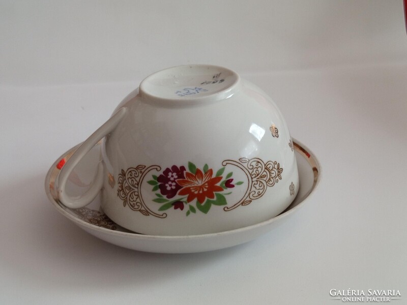 Orosz Verbilki porcelán csésze és csészealj