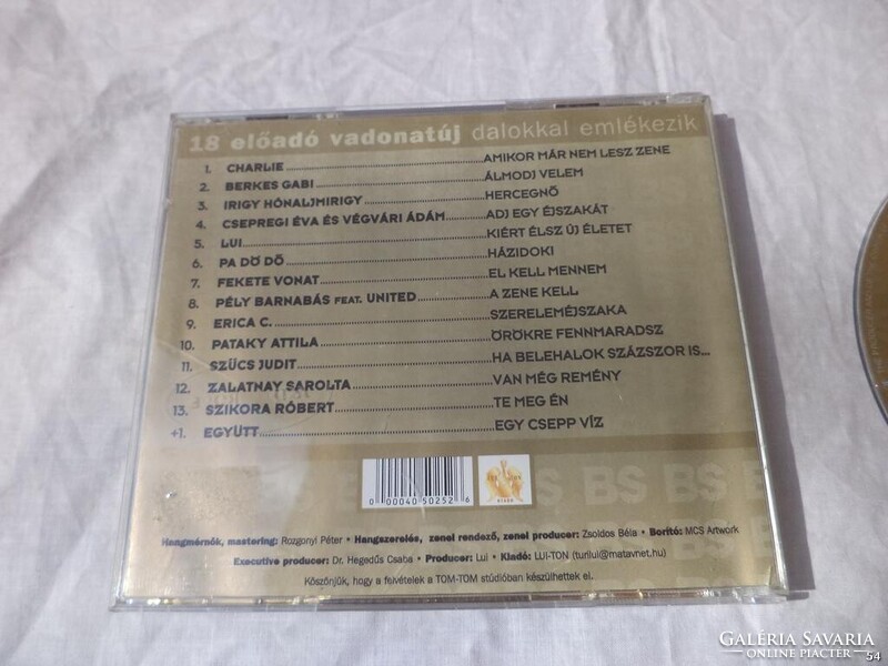 Együtt a BS újjáépítéséért CD - Szikora, Charlie, Pa-dö-dö , sorszámozott belépőjegy (5067)