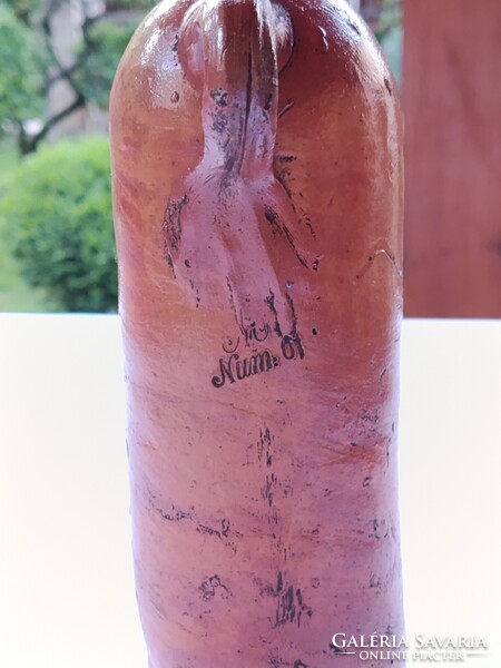 Antique german ceramic / stoneware MINERAL WATER BOTTLE Selters Nassau with inscription