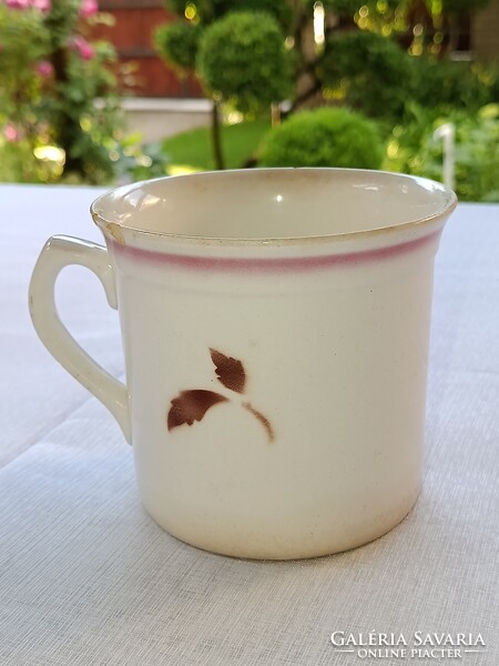 Vintage Kispesti Gránit stoneware MUG / CUP with spritz decoration