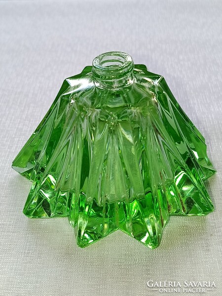 Art deco PARFÜMÖS uránüveg