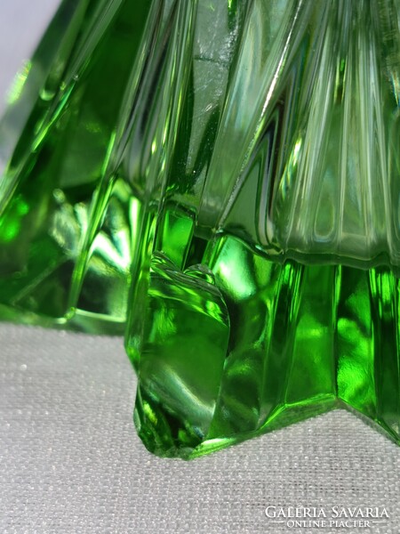 Art deco PARFÜMÖS uránüveg