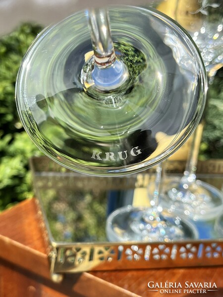 CHAMPAGNE CLUB - KRUG 28 cl Champagne Pezsgőspohár Készlet – 6 db