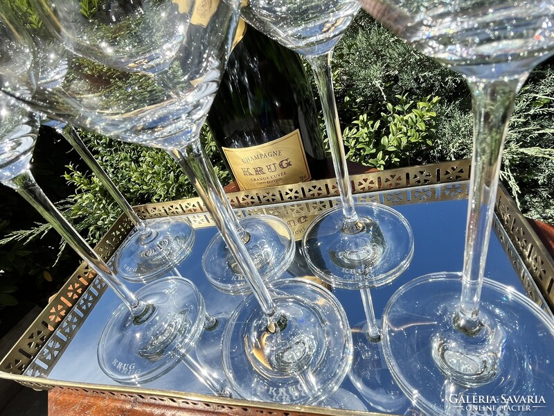 CHAMPAGNE CLUB - KRUG 28 cl Champagne Pezsgőspohár Készlet – 6 db