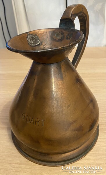Anzik copper measuring jug