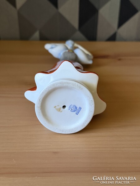 Aquincumi Matyó Lány Népviseletben porcelán figura