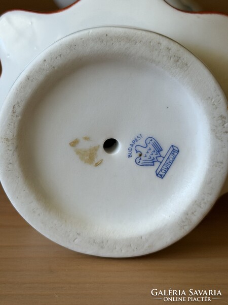Aquincumi Matyó Lány Népviseletben porcelán figura