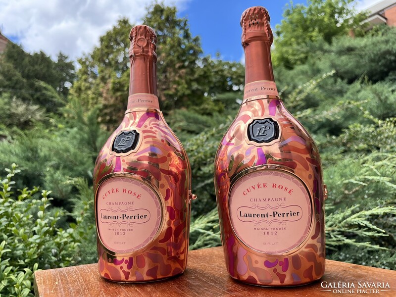 CHAMPAGNE CLUB - 2 db Laurent-Perrier Cuvée Rosé „Petal Dress” – Mágneszáras Díszdobozokban