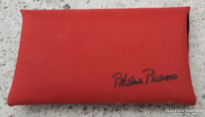 Retro Paloma Picasso arany színű monokli - lornyon mini szemüveg tokjában