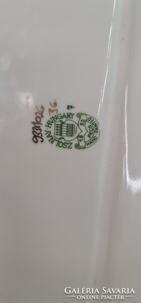 Zsolnay új.! Lepke mintás szendvicses 6 személyes készlet.