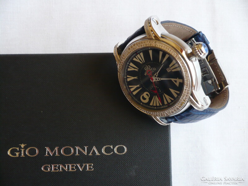 Gio Monaco Galileo Diamonds egy nagyon különleges és gyönyörű automata óra Svájcból