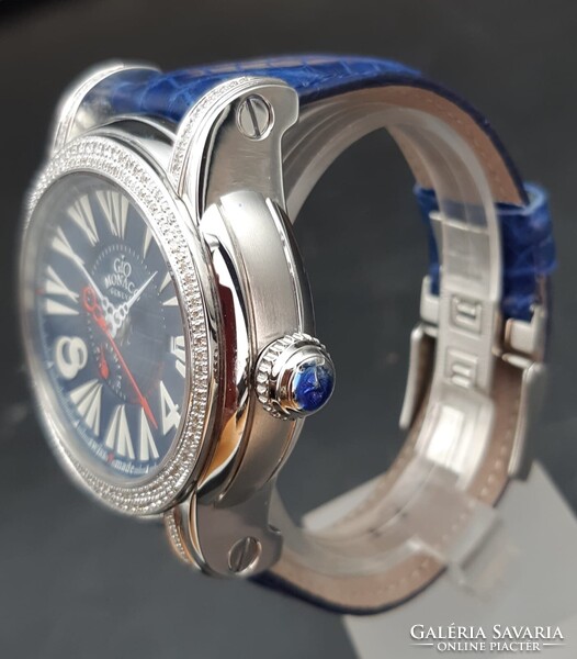 Gio Monaco Galileo Diamonds egy nagyon különleges és gyönyörű automata óra Svájcból