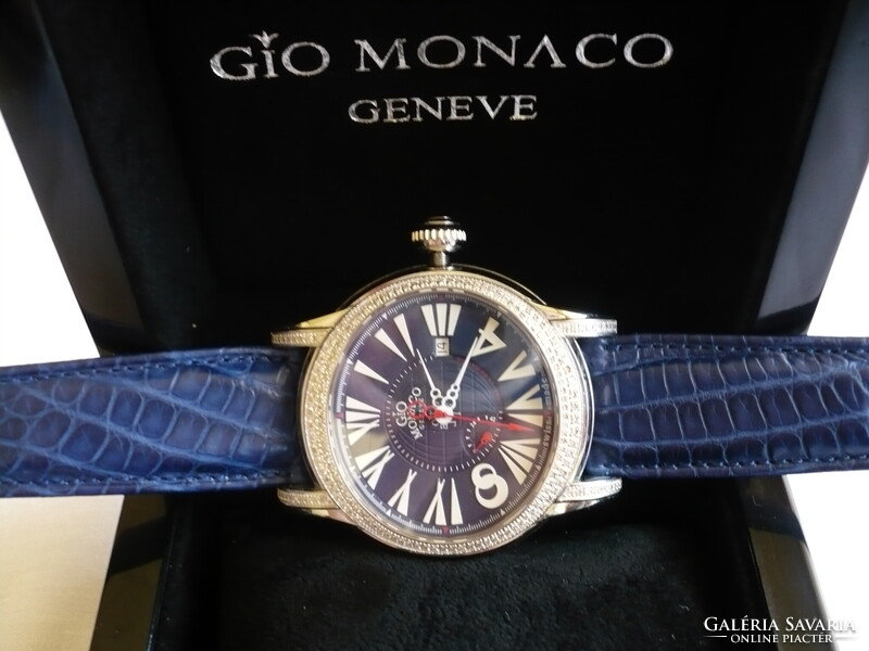 Gio Monaco Galileo Diamonds egy nagyon különleges és gyönyörű automata óra Svájcból
