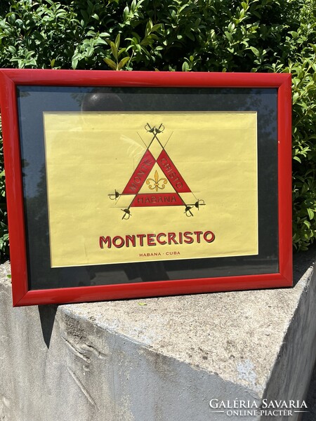 SZIVARKLUB - Montecristo Habana Vintage Kubai Szivarembléma (1980-as évek)