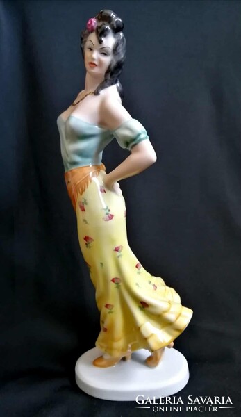 Herendi "Carmen" porcelán szobor/figura – 29 cm – Hibátlan!