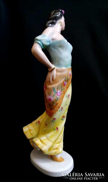 Herendi "Carmen" porcelán szobor/figura – 29 cm – Hibátlan!