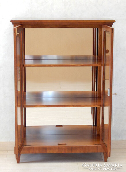Biedermeier kétajtós vitrin  [ D - 03 ]  Bútorgyártás mesterfokon!