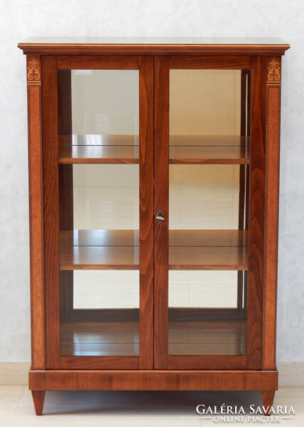Biedermeier kétajtós vitrin  [ D - 03 ]  Bútorgyártás mesterfokon!