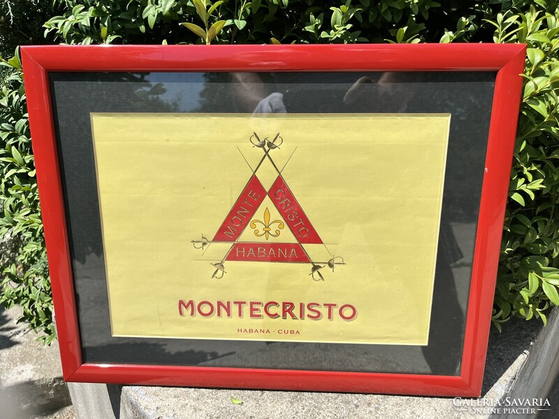 SZIVARKLUB - Montecristo Habana Vintage Kubai Szivarembléma (1980-as évek)