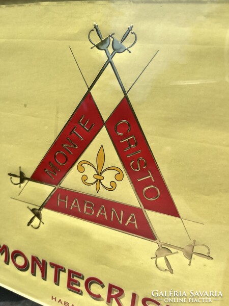 SZIVARKLUB - Montecristo Habana Vintage Kubai Szivarembléma (1980-as évek)