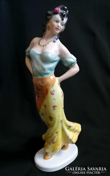 Herendi "Carmen" porcelán szobor/figura – 29 cm – Hibátlan!