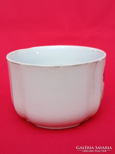 Vintage stílusú Maier Hard virágos porcelán TEÁSCSÉSZE dekorációnak