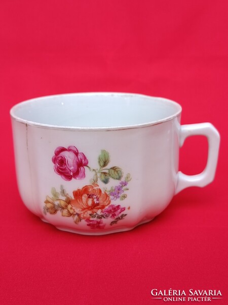Vintage stílusú Maier Hard virágos porcelán TEÁSCSÉSZE dekorációnak