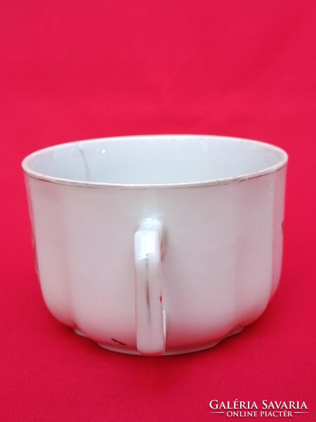 Vintage stílusú Maier Hard virágos porcelán TEÁSCSÉSZE dekorációnak