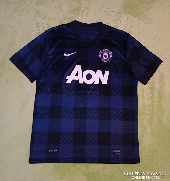 L-es vintage nike Manchester United FC (2013/14) vendég mez