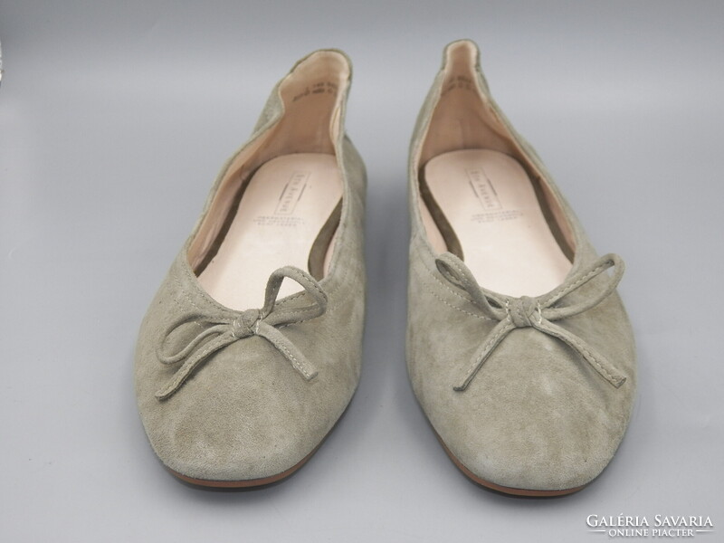 Új! 5TH Avenue velúrbőr balerina, 40 -es