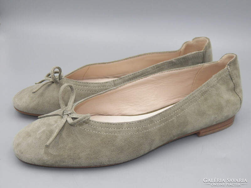 Új! 5TH Avenue velúrbőr balerina, 40 -es