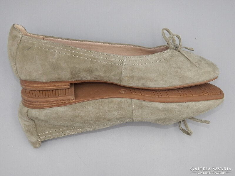 Új! 5TH Avenue velúrbőr balerina, 40 -es